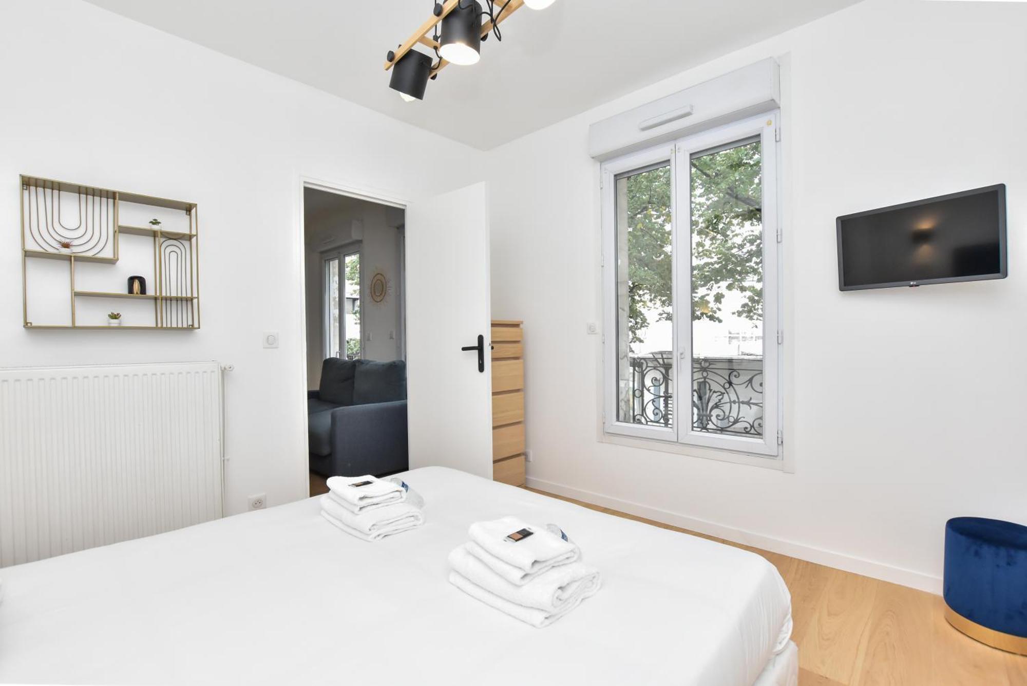 Authentic Apartment - 1Br-6P - Saint-Fargeau París Exterior foto